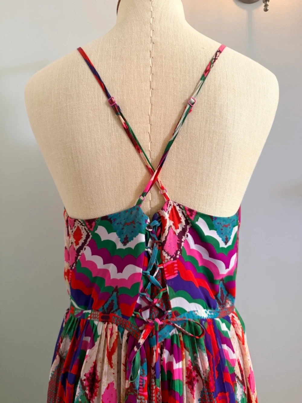 Maeve Multicolor Pattern Maxi Dress - Picture 6 of 7